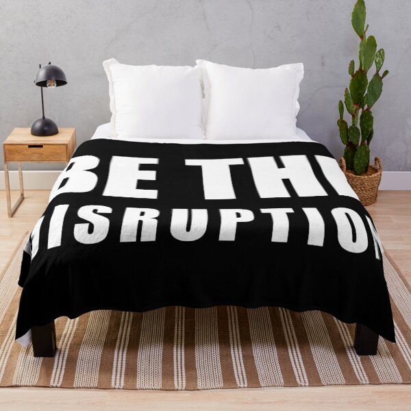 Item preview, Be The Disruption Bold Minimalist Statement Quote designed and sold by Vision Crafted.