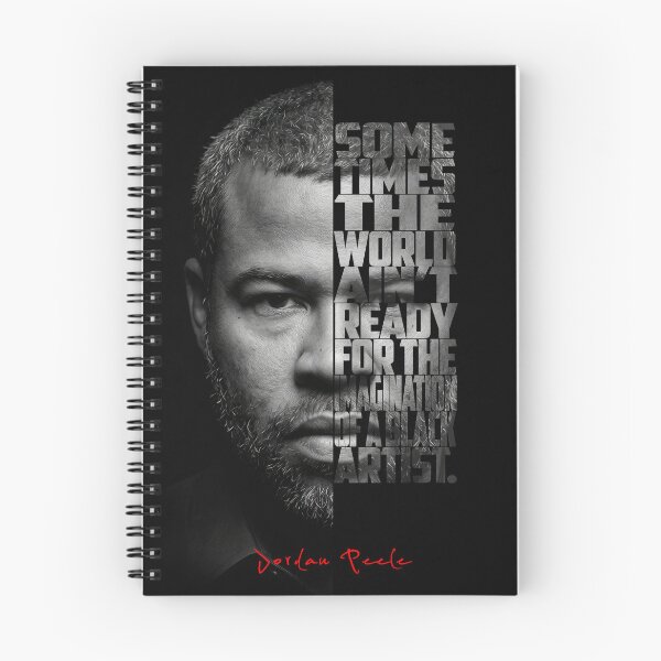 Item preview, Jordan Peele Split Face Quote Poster designed and sold by Enea Kelo.