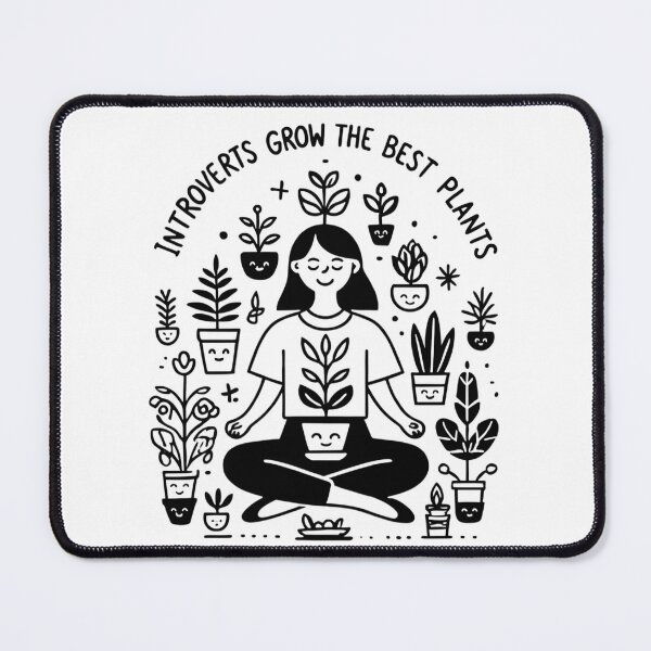 Item preview, Introverts Grow The Best Plants T-Shirt designed and sold by AnnDesignStudio.