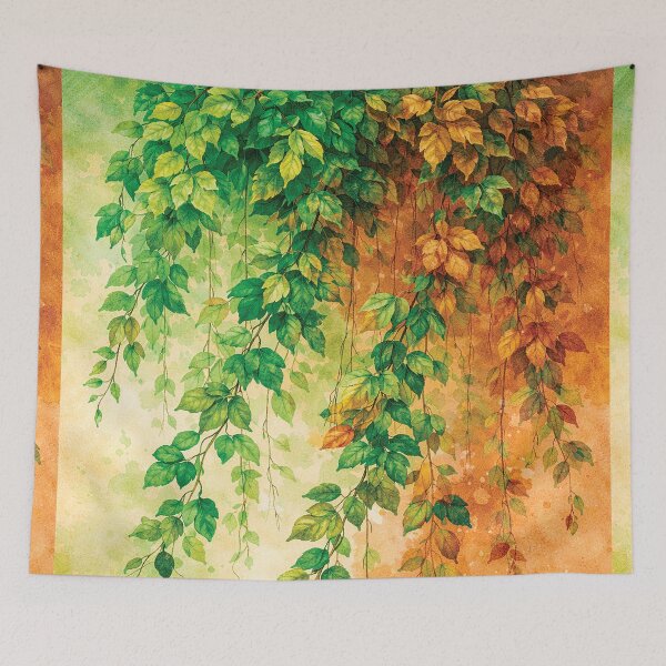 Item preview, Seasonal Vine Leaves in Soft Watercolor Style designed and sold by Gold Turtle  Lina.