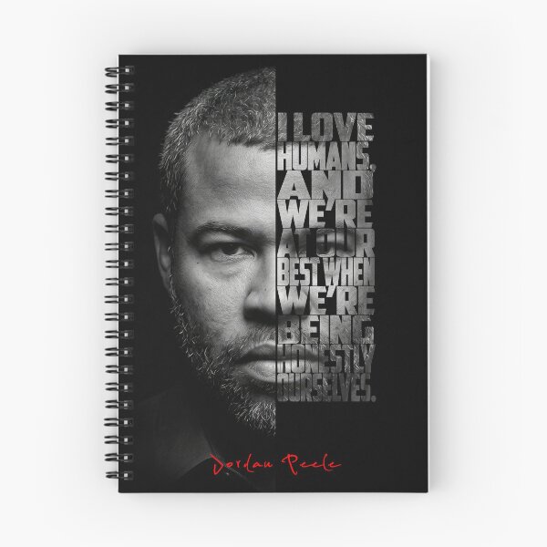 Item preview, Jordan Peele Split Face Quote Poster designed and sold by Enea Kelo.