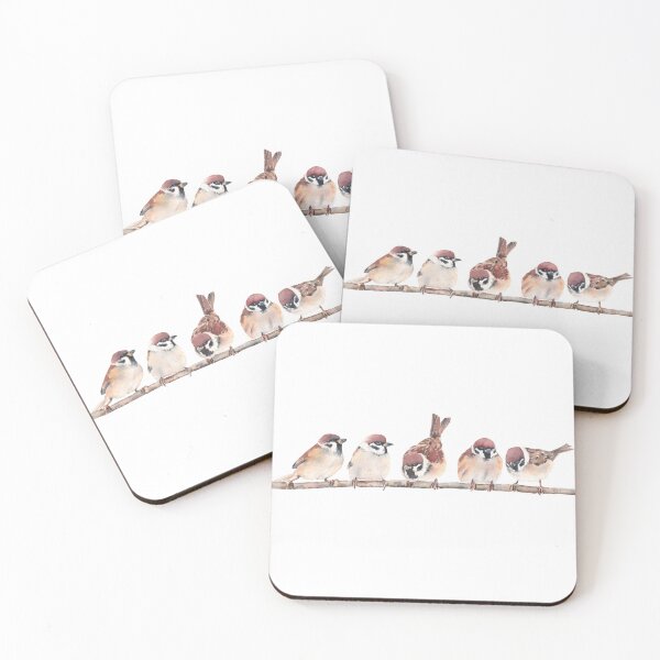 Item preview, Sparrows on a branch  designed and sold by InnaPatiutko.