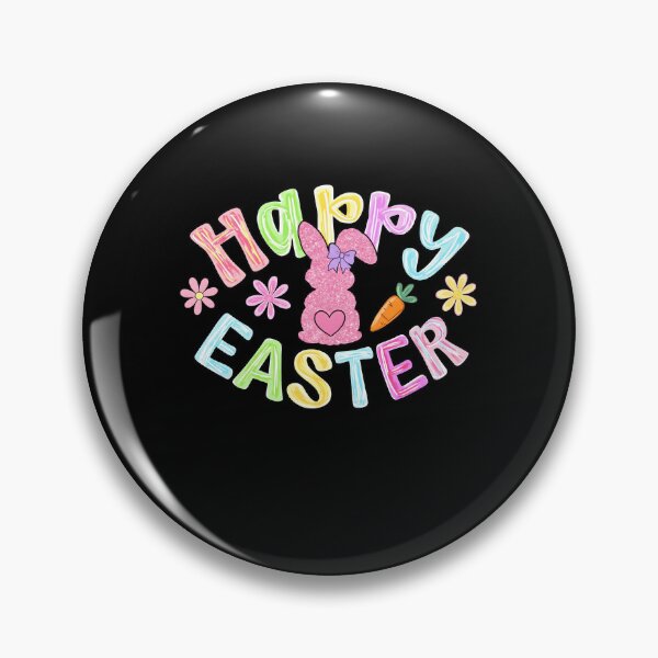 Item preview, Happy Easter Glitter Bunny designed and sold by KroghDs.