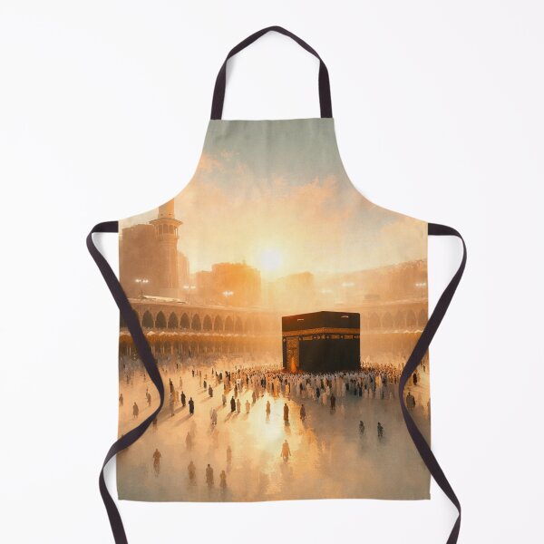 Item preview, Sacred Kaaba at Sunrise – Minimalist Islamic Art designed and sold by Noor Gallery.