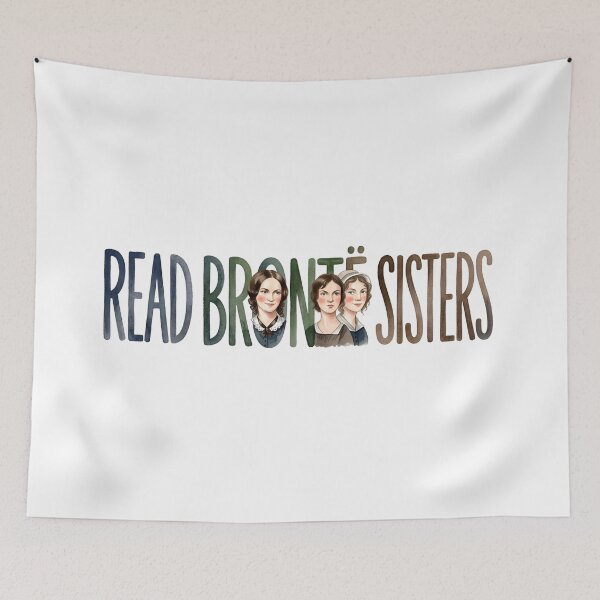 Item preview, Read Brontë Sisters Watercolor Literary Quote designed and sold by Fenay Designs.