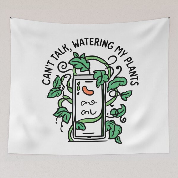Item preview, Can't Talk Watering My Plants Funny Plant Lover T-Shirt designed and sold by AnnDesignStudio.
