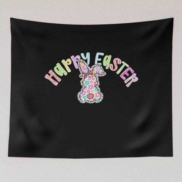 Item preview, Happy Easter Floral Bunny for Kids designed and sold by KroghDs.