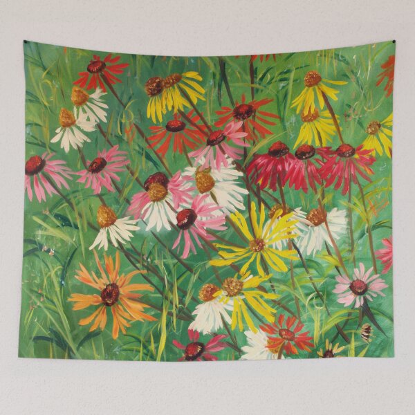 Item preview, Moody Floral Canvas designed and sold by JurateArt-DK.