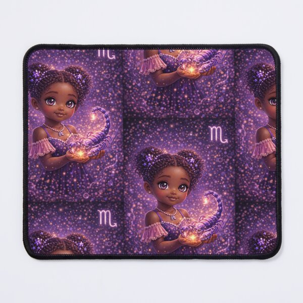 Item preview, Lil Scorpio Zodiac Kid ♏ Cute Black Zodiac Water Sign Art designed and sold by Bonitivity Zodiacs.
