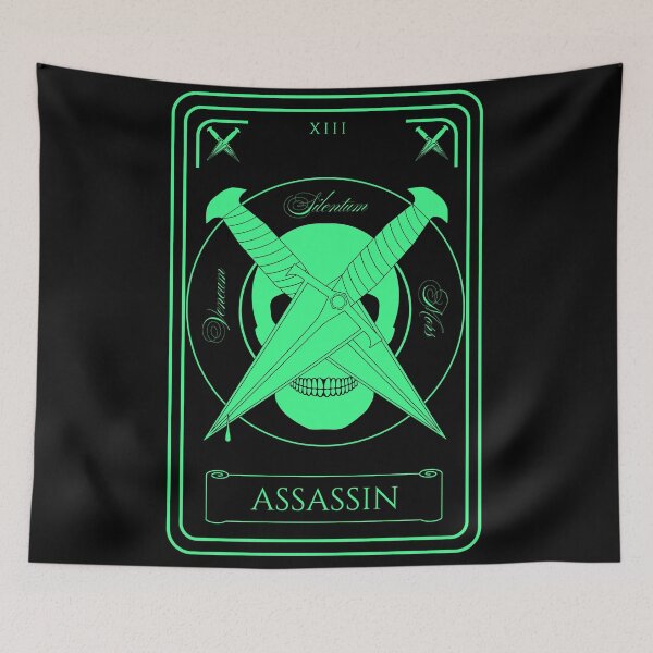 Item preview, RPG Class Tarot Card Assassin designed and sold by MattC_Design.