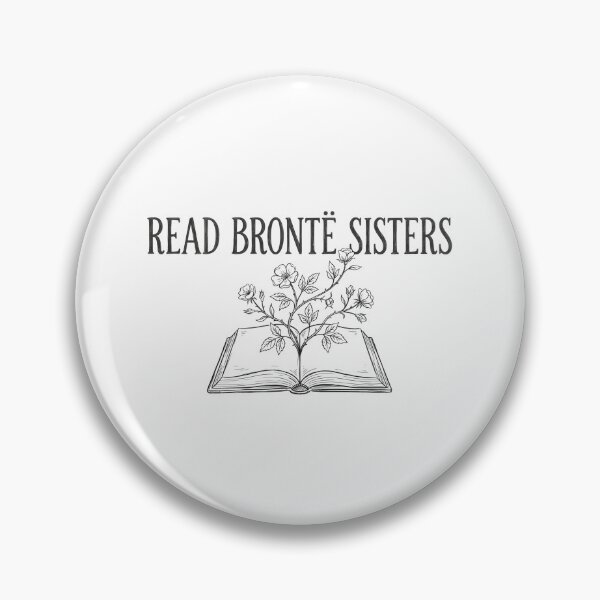 Item preview, Read Brontë Sisters Open Book Floral Literature designed and sold by Fenay Designs.