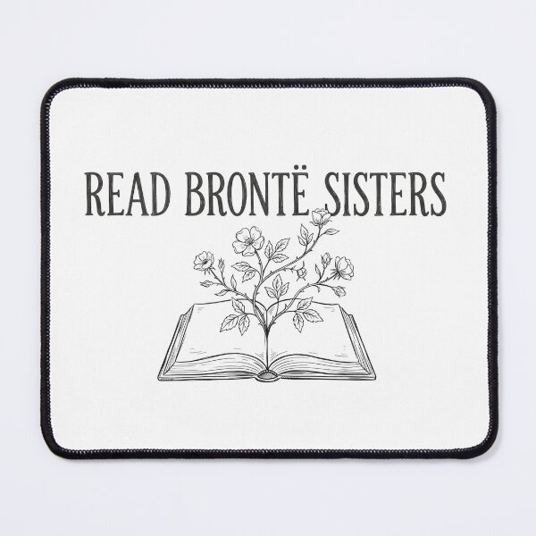 Item preview, Read Brontë Sisters Open Book Floral Literature designed and sold by Fenay Designs.