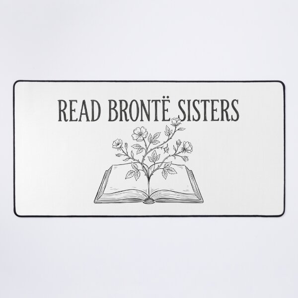 Item preview, Read Brontë Sisters Open Book Floral Literature designed and sold by Fenay Designs.