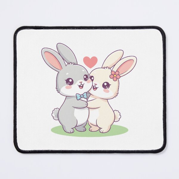 Item preview, A couple of rabbits hugging and sharing true love designed and sold by Dizartico.