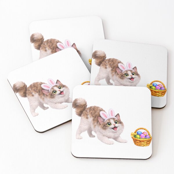 Item preview, Easter Ragamuffin Cat designed and sold by Sillytoe.