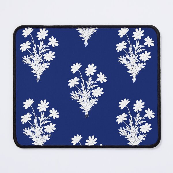 Item preview, Pure White Flowers on Blue designed and sold by doinitzart.