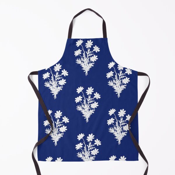 Item preview, Pure White Flowers on Blue designed and sold by doinitzart.