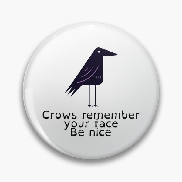 Item preview, Crows Remember your Face - Funny Crow Shirt for Bird Lovers and Corvid Fans designed and sold by Shel13X.