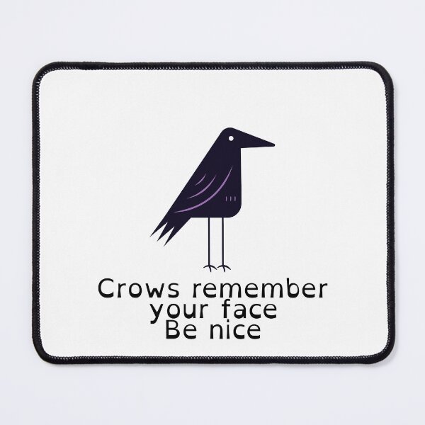 Item preview, Crows Remember your Face - Funny Crow Shirt for Bird Lovers and Corvid Fans designed and sold by Shel13X.