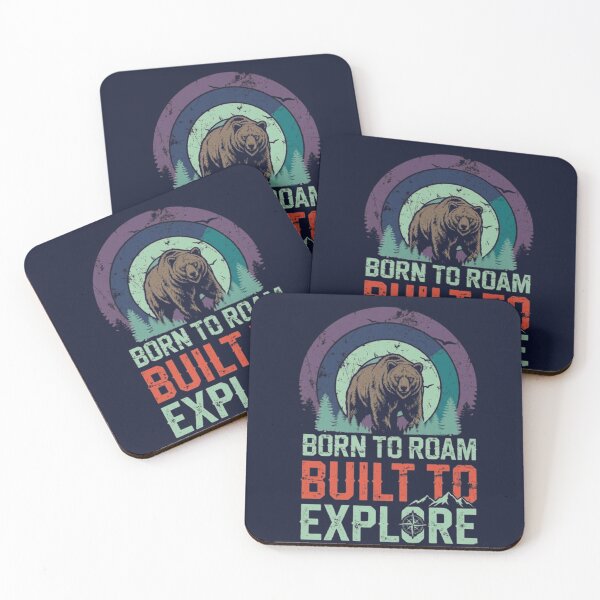 Item preview, Born to Roam – Wilderness Bear Design designed and sold by Dogandesighn.