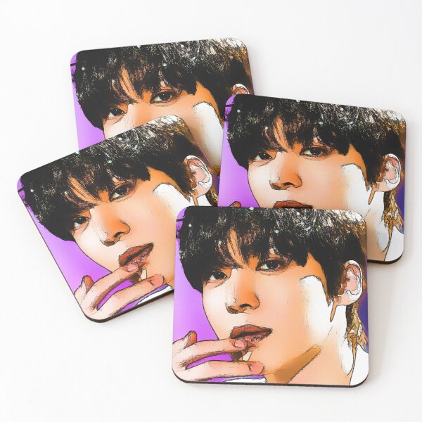 Item preview, Jeong Yunho Purple Drink - Edgy Zine Aesthetic designed and sold by Tokraz-art.