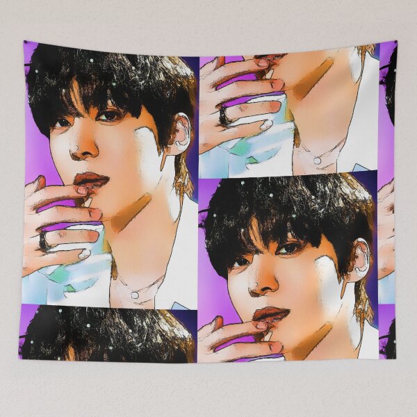 Item preview, Jeong Yunho Purple Drink - Edgy Zine Aesthetic designed and sold by Tokraz-art.