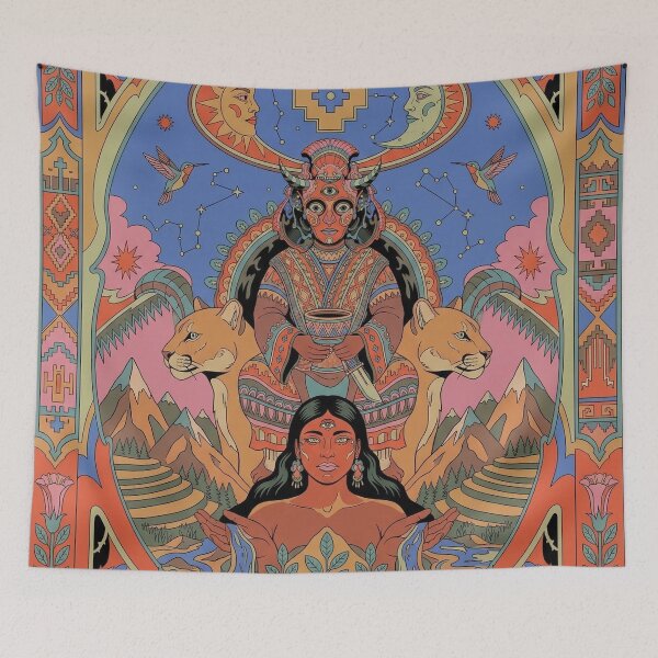 Item preview, The Puma Goddess of the Andean Cosmovision designed and sold by HANANTI.