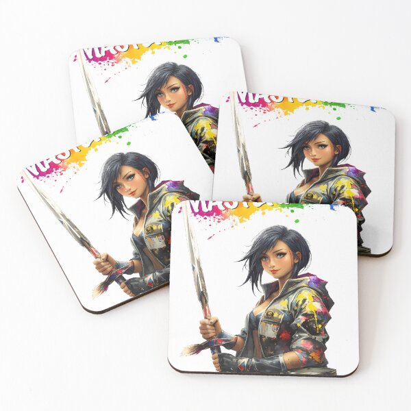 Item preview, Masterpiece Painter Girl – Color Splash Art Warrior Streetwear Design designed and sold by etuvibes.