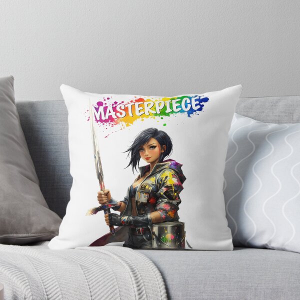Item preview, Masterpiece Painter Girl – Color Splash Art Warrior Streetwear Design designed and sold by etuvibes.