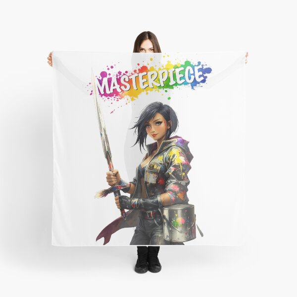 Item preview, Masterpiece Painter Girl – Color Splash Art Warrior Streetwear Design designed and sold by etuvibes.