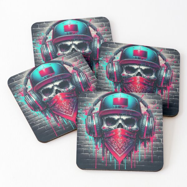 Item preview, Graffiti Skull Vibes – Urban Snapback Street Art Design designed and sold by Tune Me.