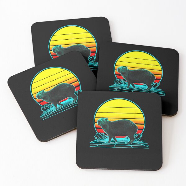 Item preview, Retro Capybara designed and sold by Boutkimaewab.