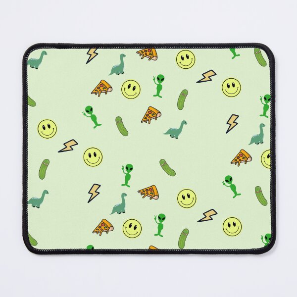 Item preview, Alien Smile Dinosaur Lightning Pizza Stickers Prints Posters Wall Art Magnet Home Coffee Cup Decoration TShirt Stationary Notebook Magnet Hat Kitchen Work School Office Redbubble Shop designed and sold by Saritas Boutique Shop.