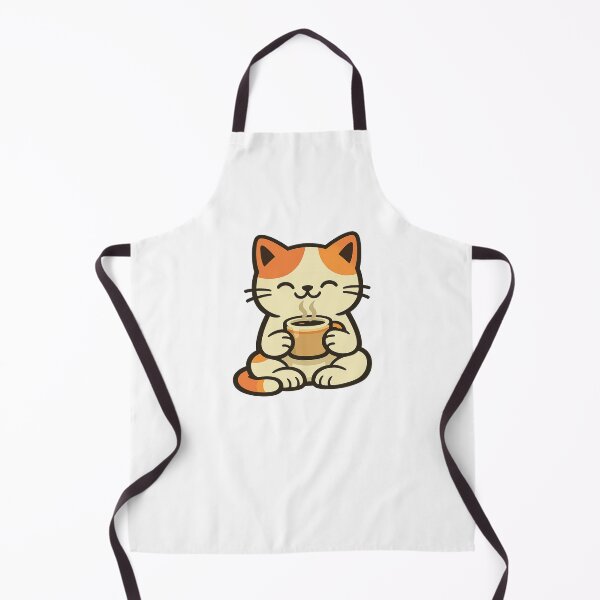 Item preview, Cozy Cat With Warm Drink, Retro Cartoon designed and sold by LuveraxArt.