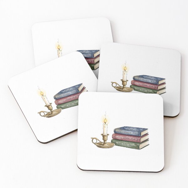 Item preview, Pride & Prejudice Little Women Jane Eyre Classic Novels Art designed and sold by Fenay Designs.