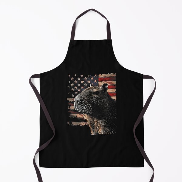Item preview, Retro USA Flag Capybara Women Kids Men designed and sold by Boutkimaewab.