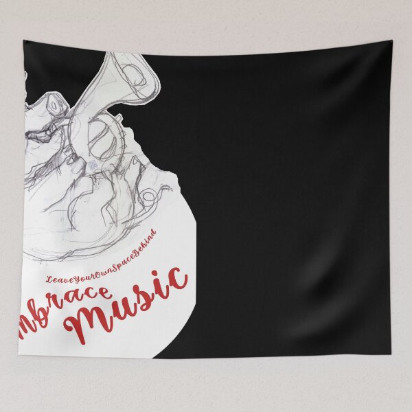 Item preview, LYOSB - Embrace Music (Pencil Drawing by ACCI) designed and sold by VanyssaGraphics.