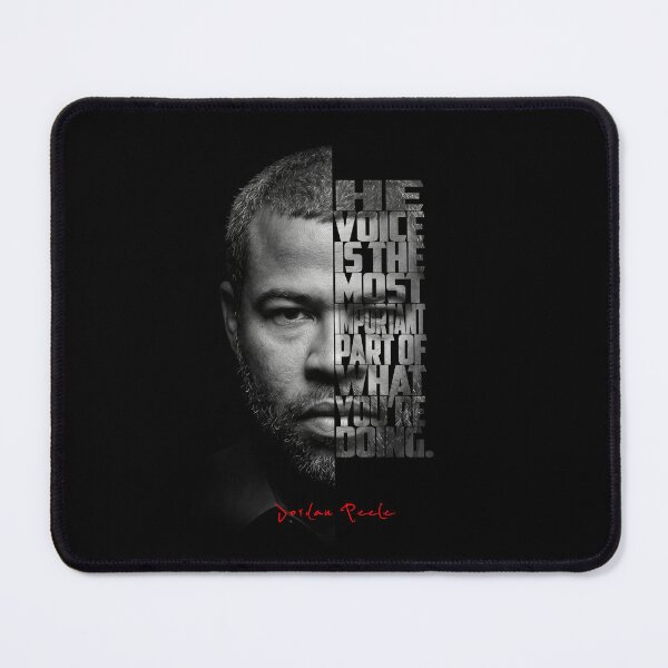 Item preview, Jordan Peele Split Face Quote Poster designed and sold by Enea Kelo.