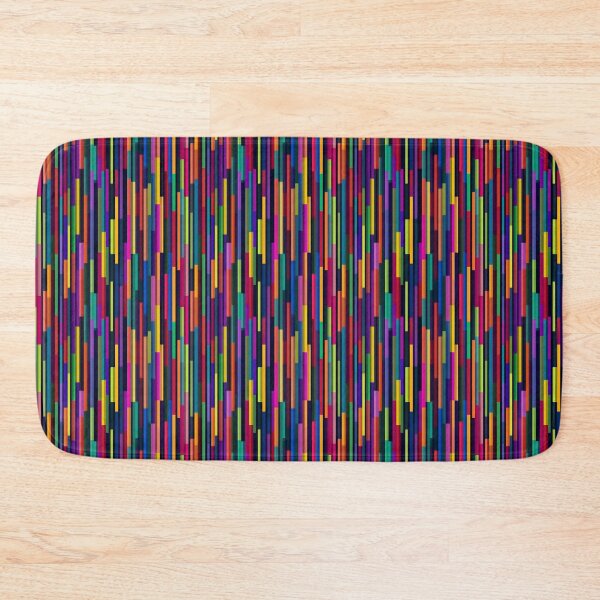 Item preview, Neon Glitch Barcode Stripe Pattern designed and sold by bubblegoth.
