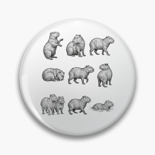 Item preview, Vintage Capybara  designed and sold by Boutkimaewab.
