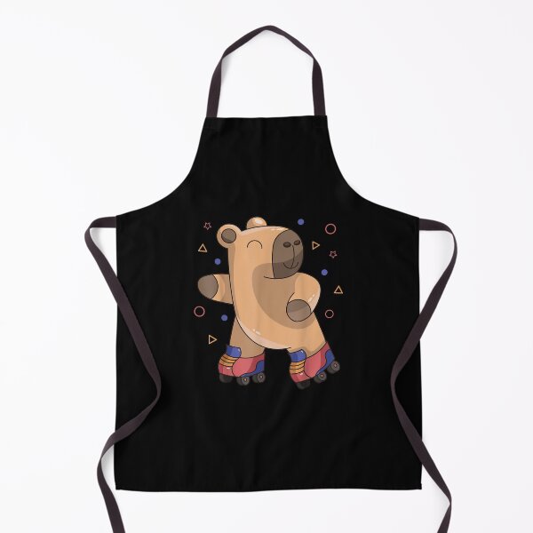 Item preview, Roller Skater Capybara Rodent Kawaii Girl Boy Retro 70s 80s designed and sold by Boutkimaewab.