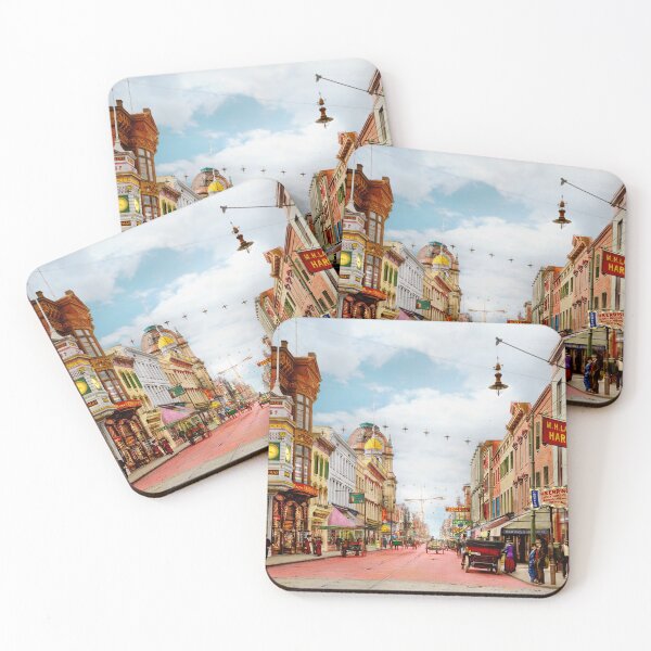 Item preview, City - Charleston, SC - King Street 1911 designed and sold by Mike Savad Photography.