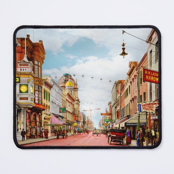 Item preview, City - Charleston, SC - King Street 1911 designed and sold by Mike Savad Photography.