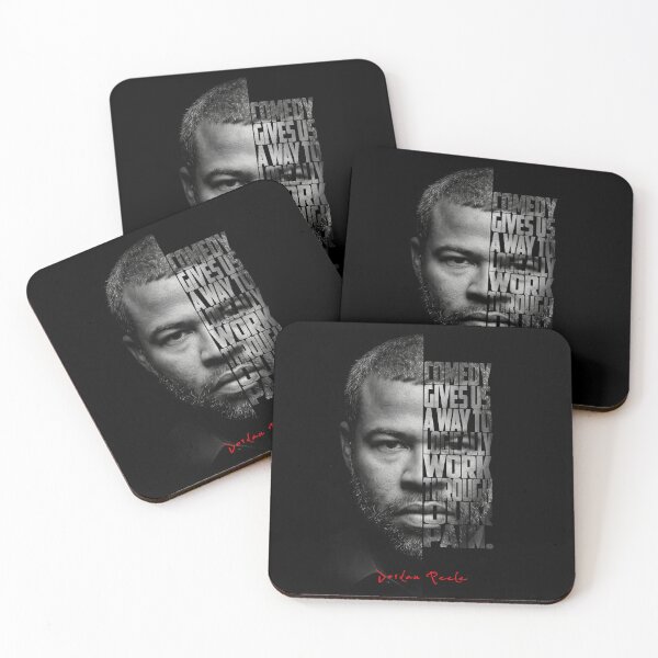 Item preview, Jordan Peele Split Face Quote Poster designed and sold by Enea Kelo.
