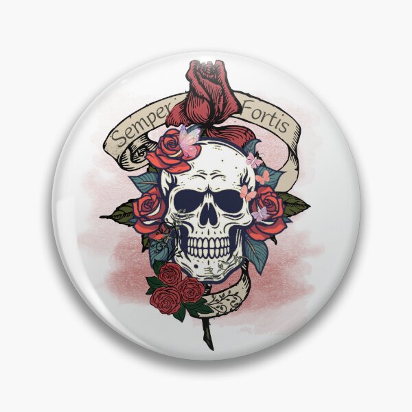 Item preview, Semper Fortis - Always Brave tattoo style tshirt designed and sold by Shel13X.
