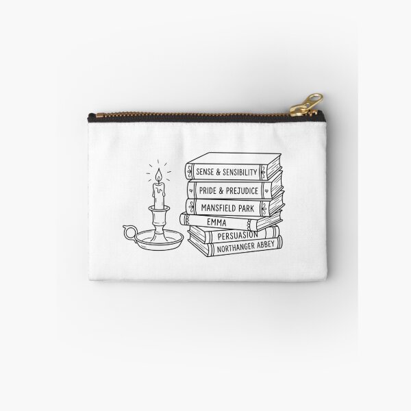 Item preview, Pride & Prejudice Jane Austen Novels Stack Line Art Outline designed and sold by Fenay Designs.