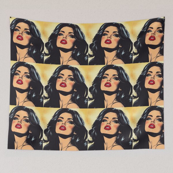 Item preview, Sexy Woman Comic Book Pop Art designed and sold by DizzyButterfly.
