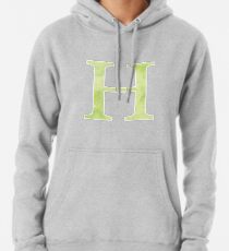 Lime Watercolor Η Pullover Hoodie