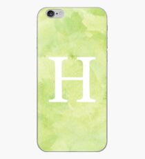 Lime Watercolor Η iPhone Case