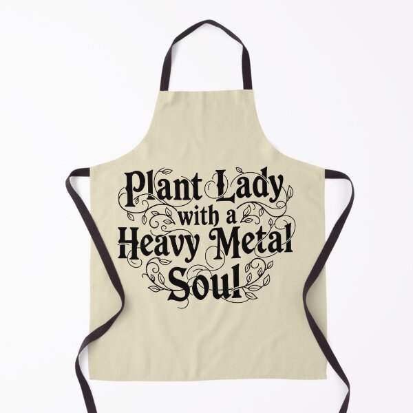 Item preview, Plant Lady Heavy Metal Soul Ornamental Design designed and sold by GrafTeesLab.
